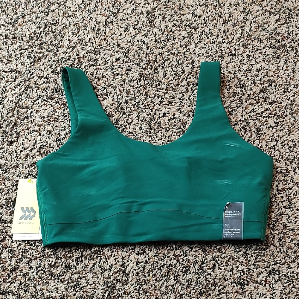 All In Motion | Green Sports Bra